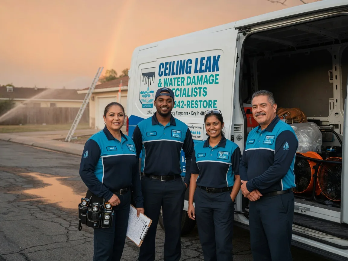 Ceiling Leak Cleanup company in Sun City, KS